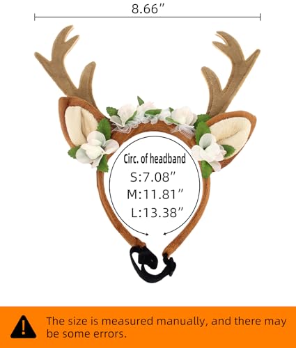 Adjustable Christmas Reindeer Antlers Headband S31800