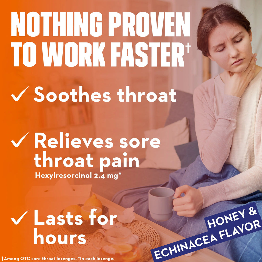 Honey Echinacea Cough Drops 40 Count N6644