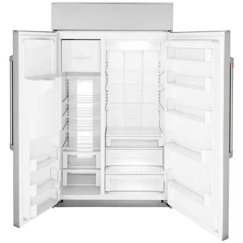 28.7 cu. ft. Side by Side Refrigerator with Dispenser in Stainless Steel Y378155