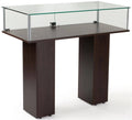 Display Case with Tempered Glass Panels and Hinged Doors N453