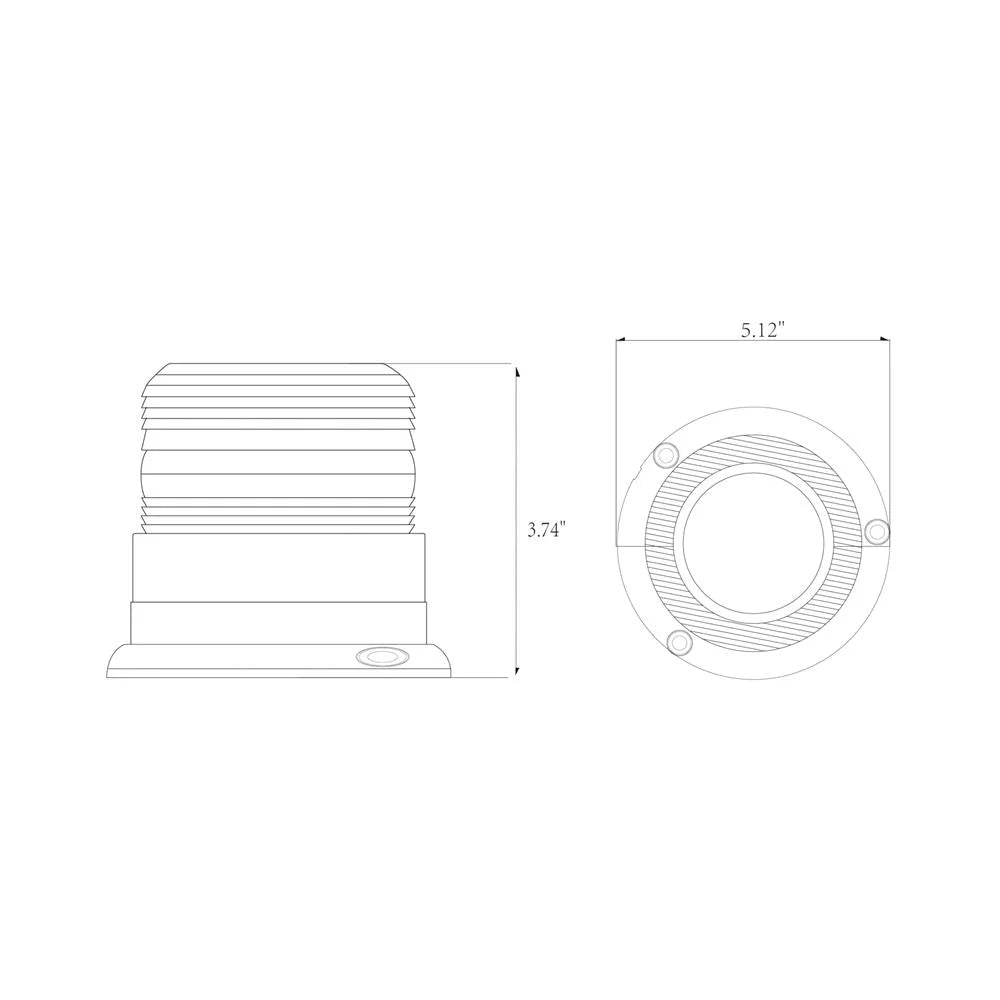 LED Beacon Amber 32 LED Y424517