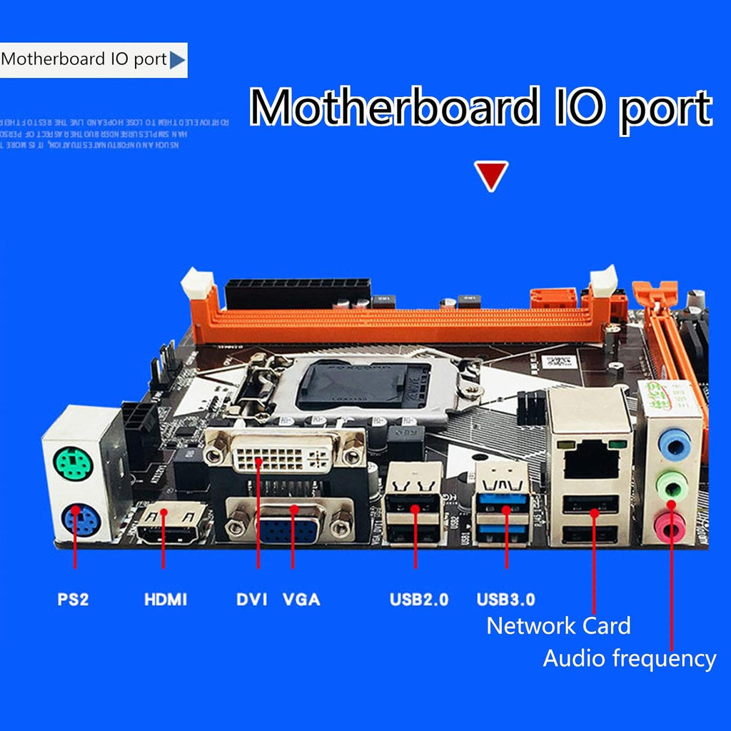 LGA 1150 MATX Motherboard VGA HDMI DVI R77792
