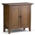 32 inch Wide Transitional Low Storage Cabinet in Rustic Natural Aged Brown U163377