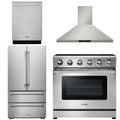 36 Electric Range, Range Hood, Refrigerator, Dishwasher X3244