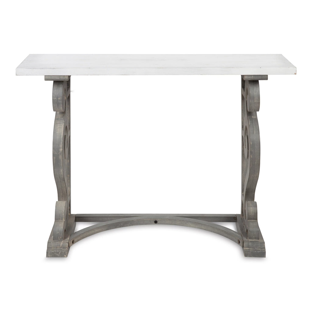 Solid Wood Farmhouse Console Table N61419