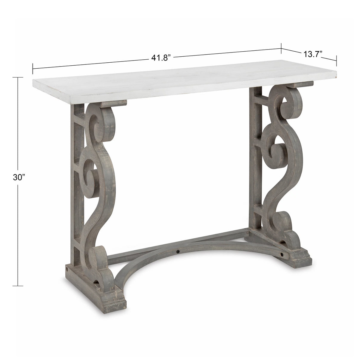 Solid Wood Farmhouse Console Table N61419