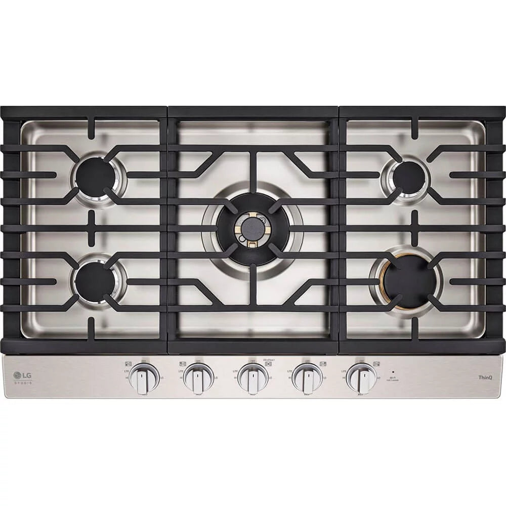 36 inch Stainless 5-Burner Built-In Gas Cooktop Y5145