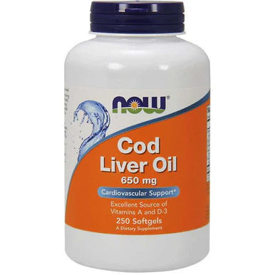 Cod Liver Oil 650mg 250sg J611