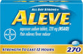 Naproxen Sodium 220 mg Pain Reliever Fever Reducer 270 Count J1968