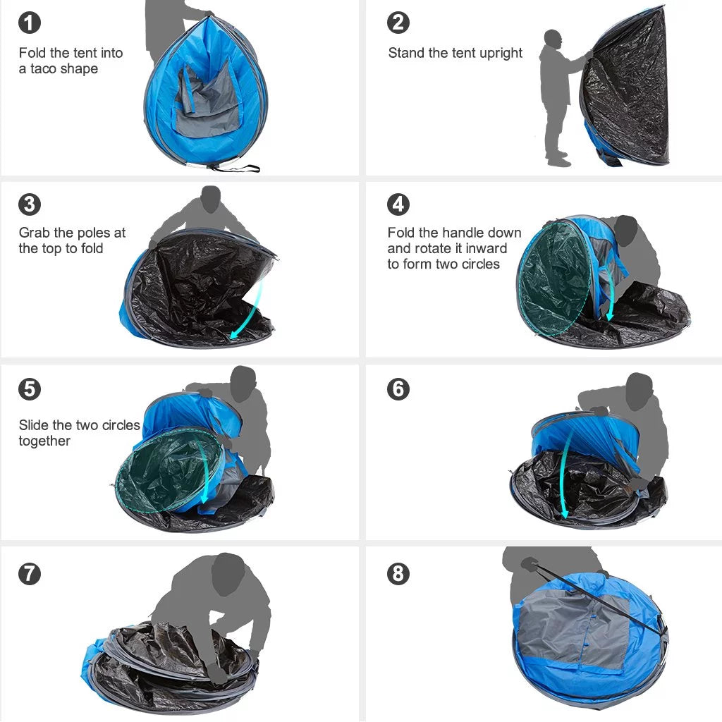 4 Person Waterproof Pop Up Tent R861184