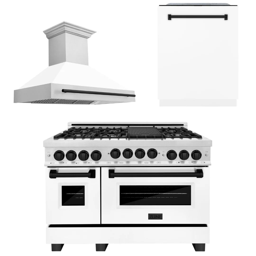 48 Gas Range, Range Hood, Dishwasher K298310