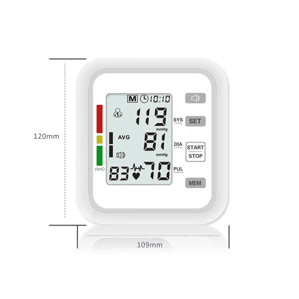 Upper Arm Automatic Electronic Blood Pressure Meter with LCD Display R13315