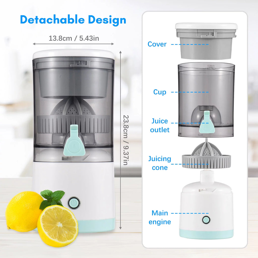 Electric Orange Juice Squeezer Portable Citrus Juicer U6108