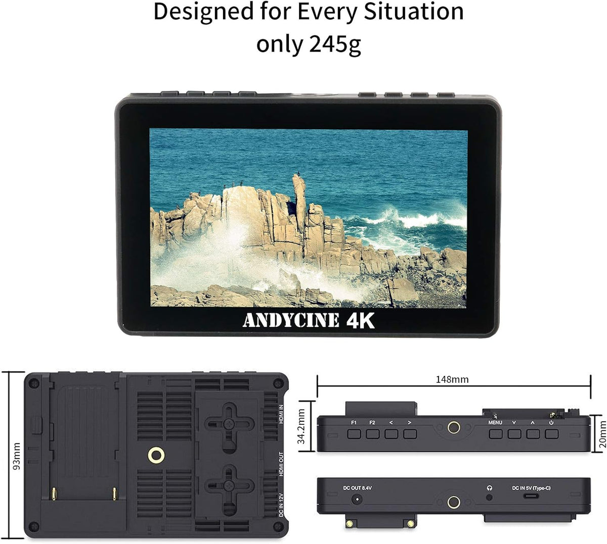 5.5 Inch Touch Screen FHD Camera Field Monitor D23566