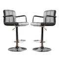 Adjustable Metal Barstool Set of 2 P937074