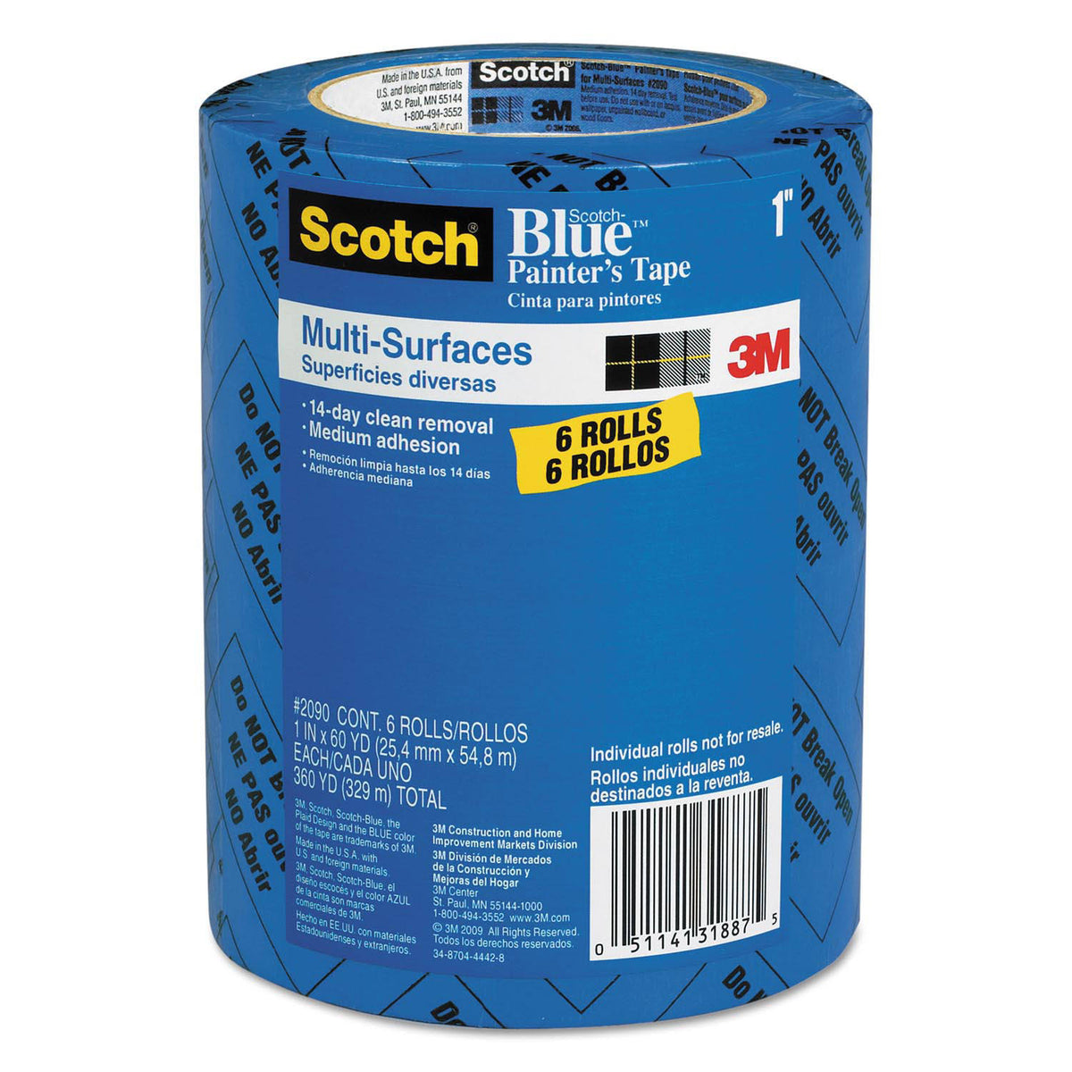 Blue Painter's Tape 6 Pack A73002