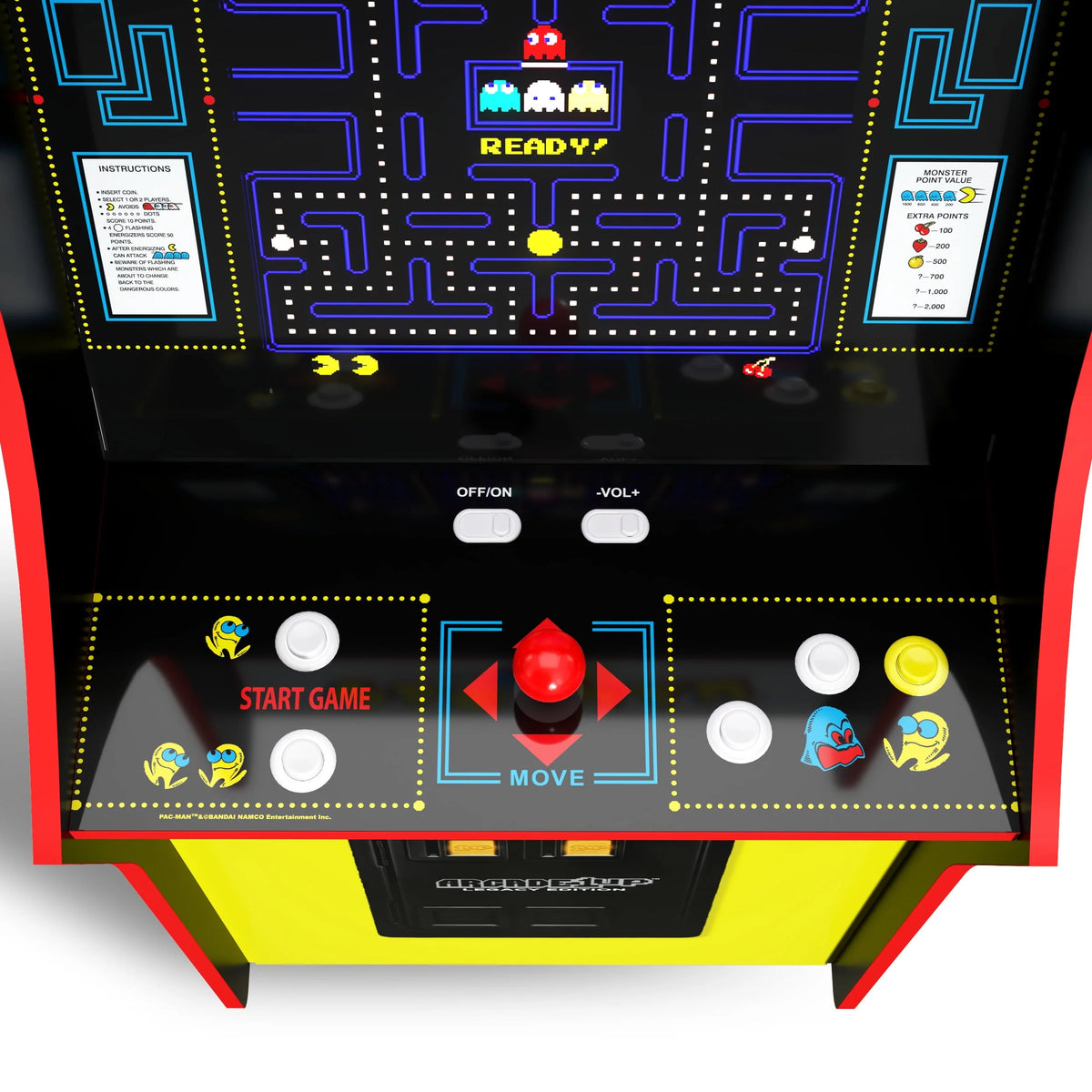 4 Feet Tall 14 Classic Games 17-inch Screen Arcade Game Z836012