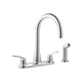 2-Handle Kitchen Faucet with Side Sprayer in Polished Chrome V218274
