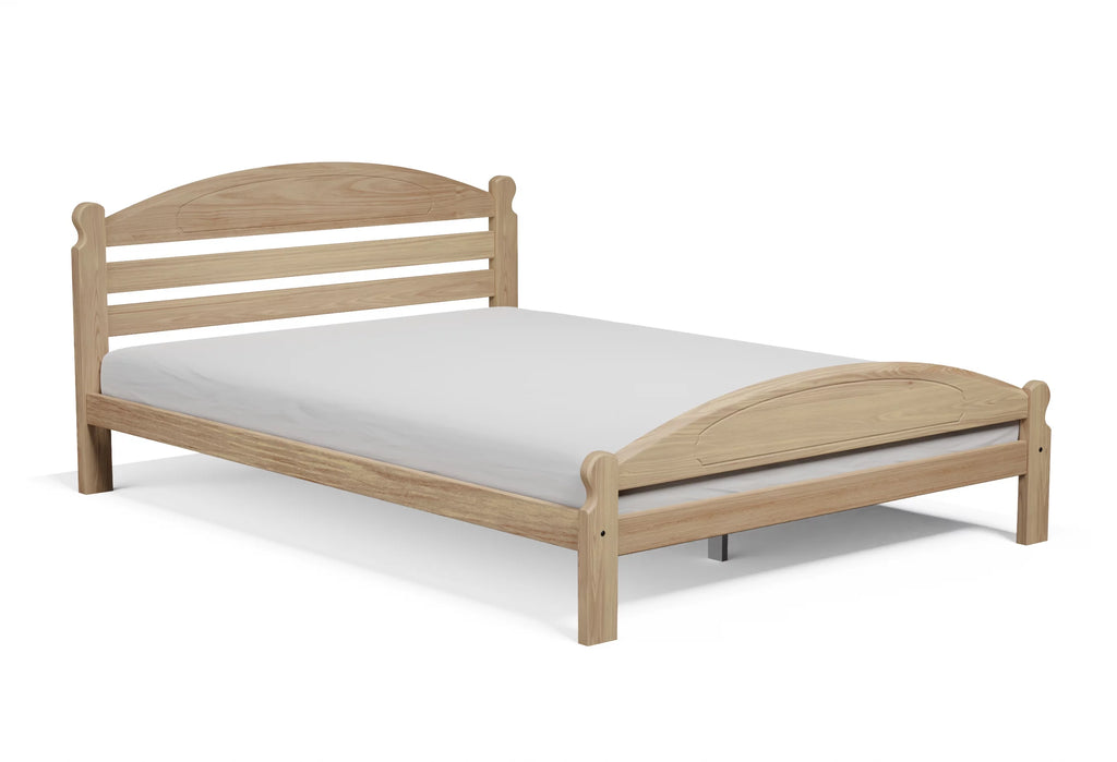 Full Size Solid Pine Wood Bed with Slats E8305