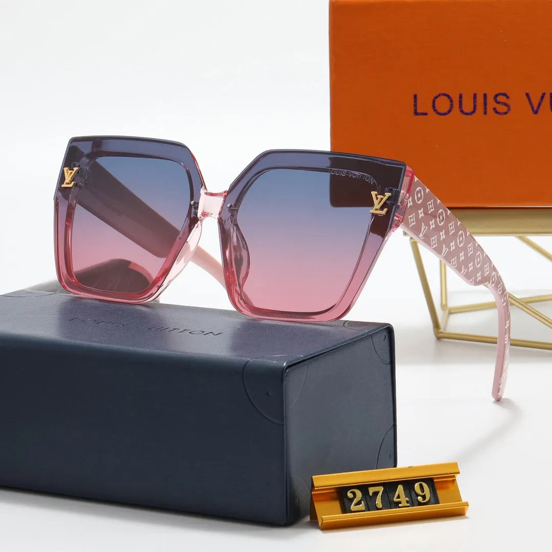 Four Leaf Clover Print Polarized Sunglasses N35498