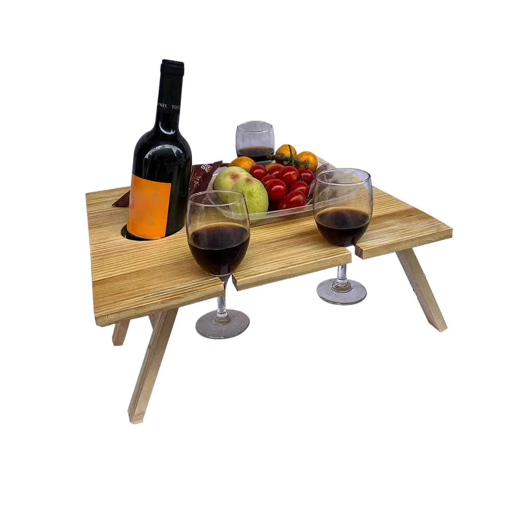 Wooden Outdoor Folding Picnic Table 34x30x16cm R637209