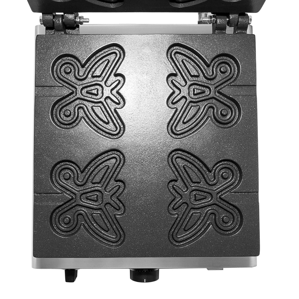 Butterfly-Shaped 4 Pcs Stainless Steel Waffle Maker I704415