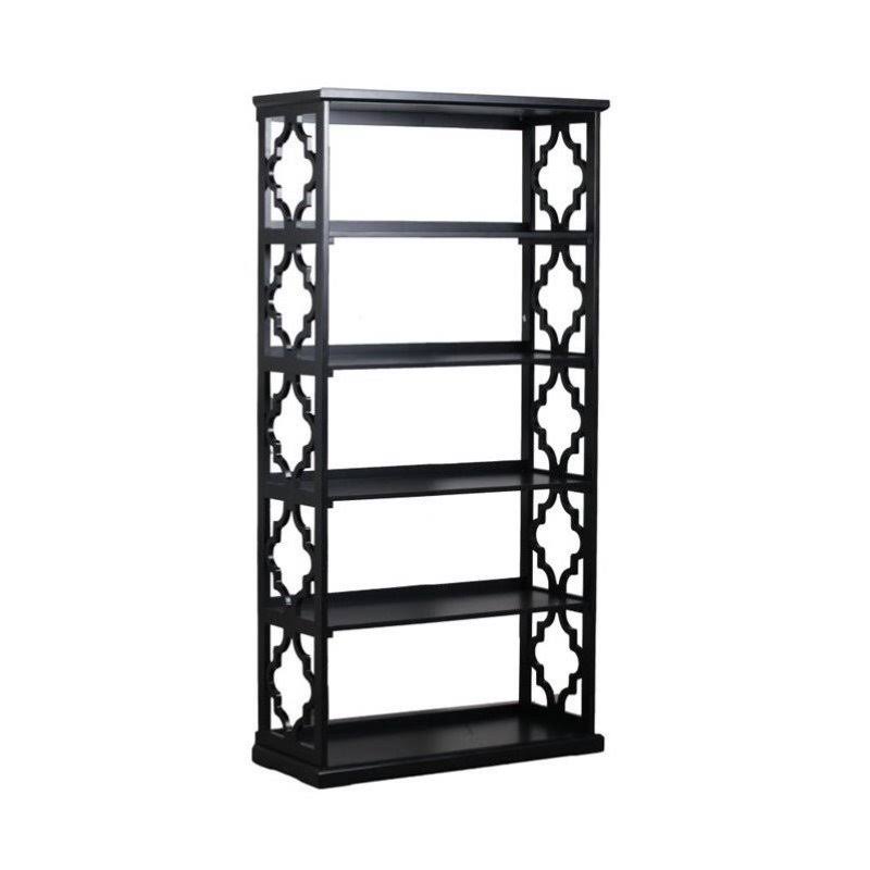 Black 5 Shelf Bookcase E554735