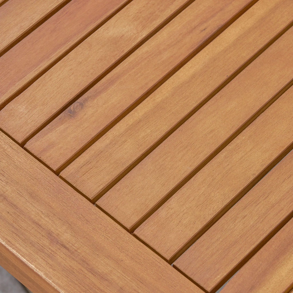 2 Piece Acacia Wood Outdoor Sofa Set V50719
