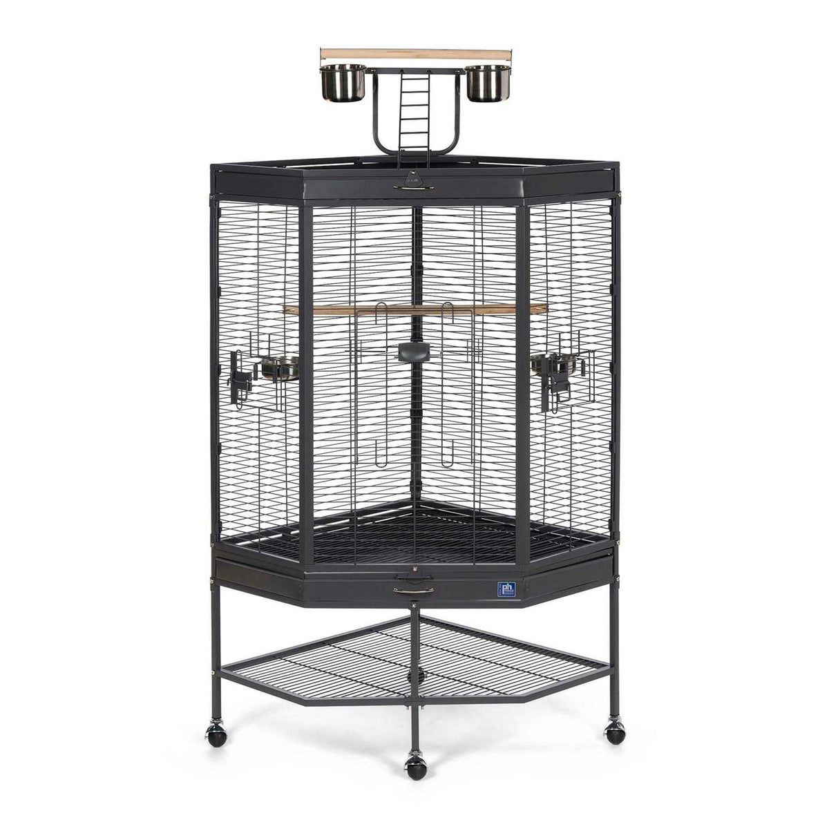 Corner Cage with Playtop O1864