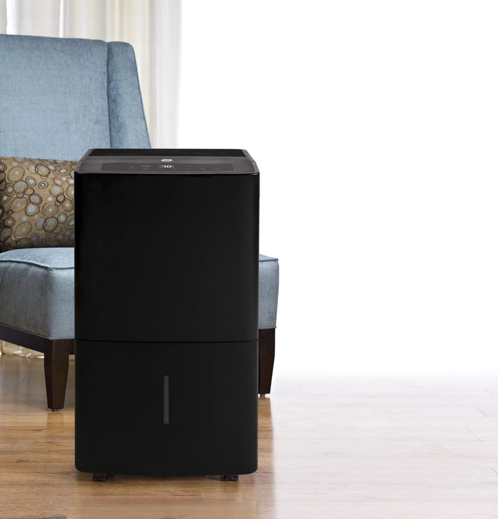45-Pint Portable Dehumidifier with Drain, Black L708
