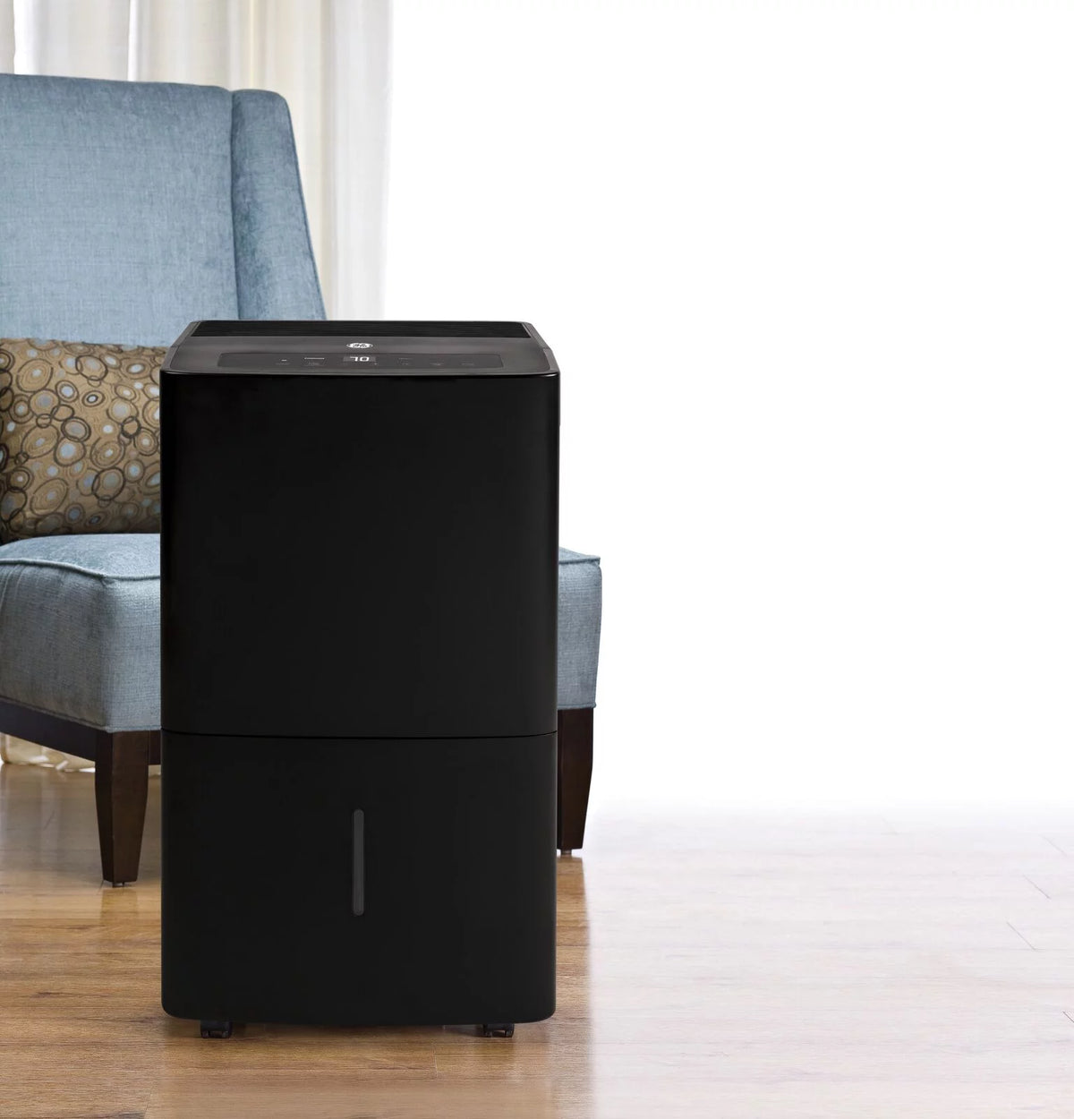 45-Pint Portable Dehumidifier with Drain, Black L708