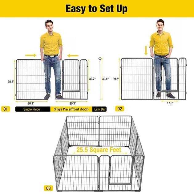 Portable Dog Playpen E738