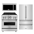 30 in. Gas Range, Over-the-Range Microwave, Refrigerator X284200