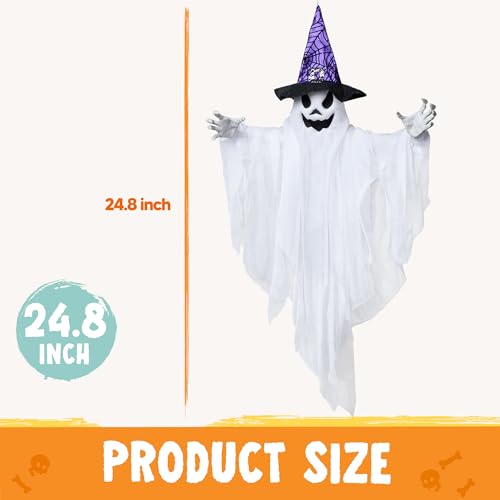 3 Pack 24.8" Halloween Hanging Ghost Decorations K454402