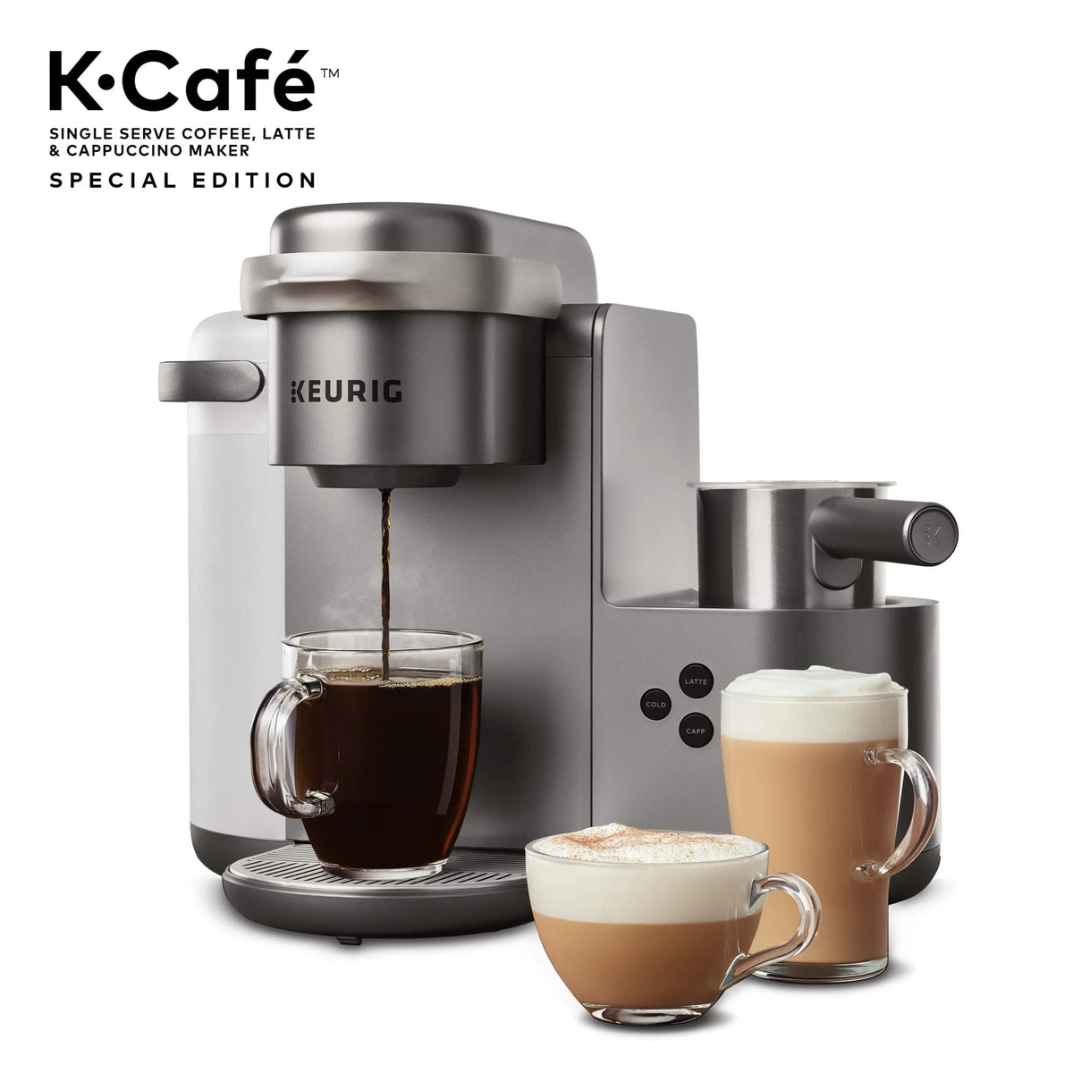 Single Serve Coffee Latte and Cappuccino Maker Y646