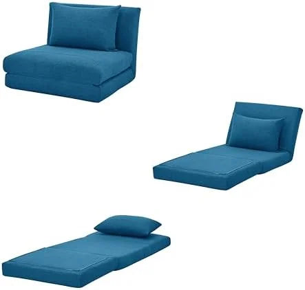 Convertible Chair Bed with 1 Matching Pillow U76217