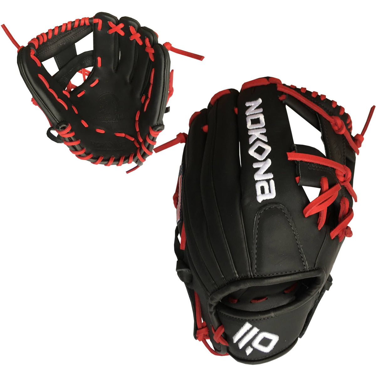 Black 11.5 inch Baseball Glove D677