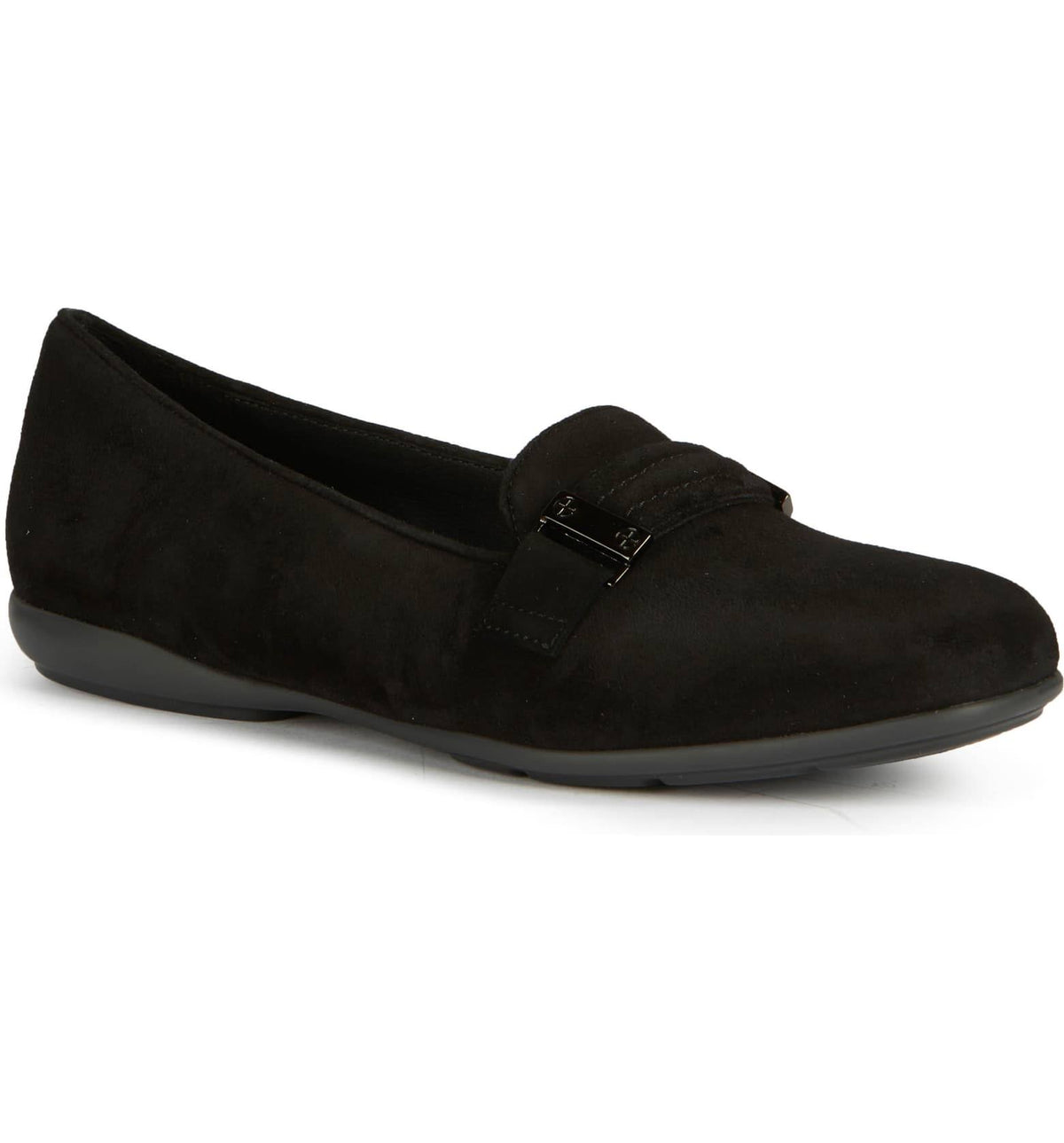 Black Suede Ballerina Flat C82053