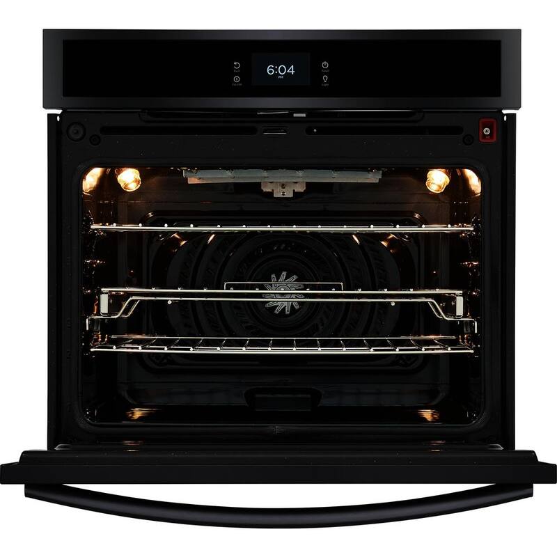 30 in. Single Electric Built-In Wall Oven with Total Convection in Black Stainless Steel R909