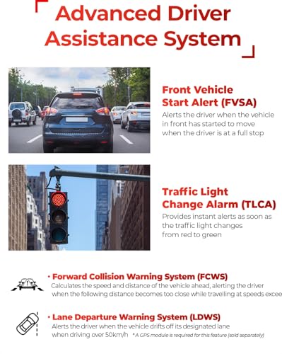 Dash Cam with 1440P+1440P Front and Rear, Wi-Fi, Super Night Vision S670236