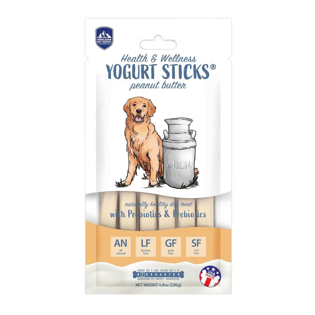 Yogurt Sticks Peanut Butter Dog Chew 4.8 oz F914587