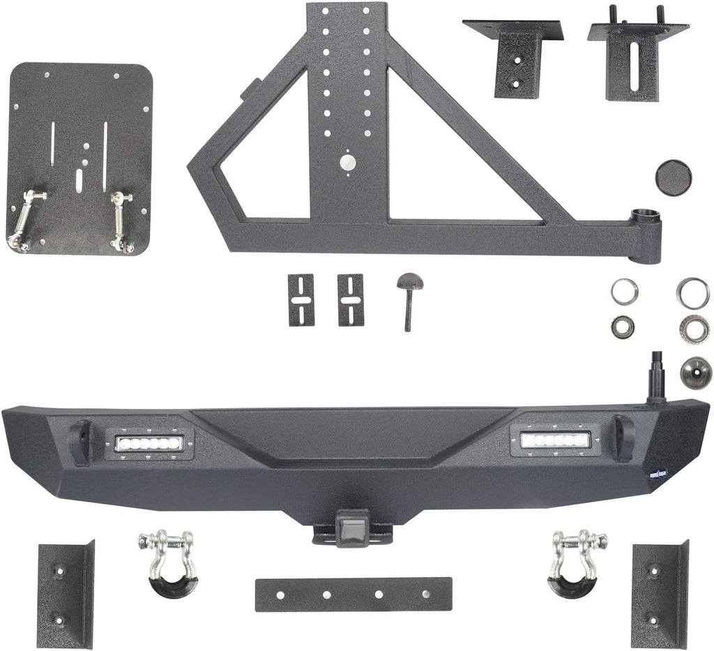 Rear Bumper with Tire Carrier & LED Lights U817101