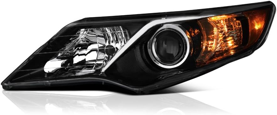 Black Projector Headlight Assembly Driver Side A3213
