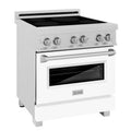 30 4.0 cu. ft. Induction Range with 4 Element Stove and Electric Oven I79828