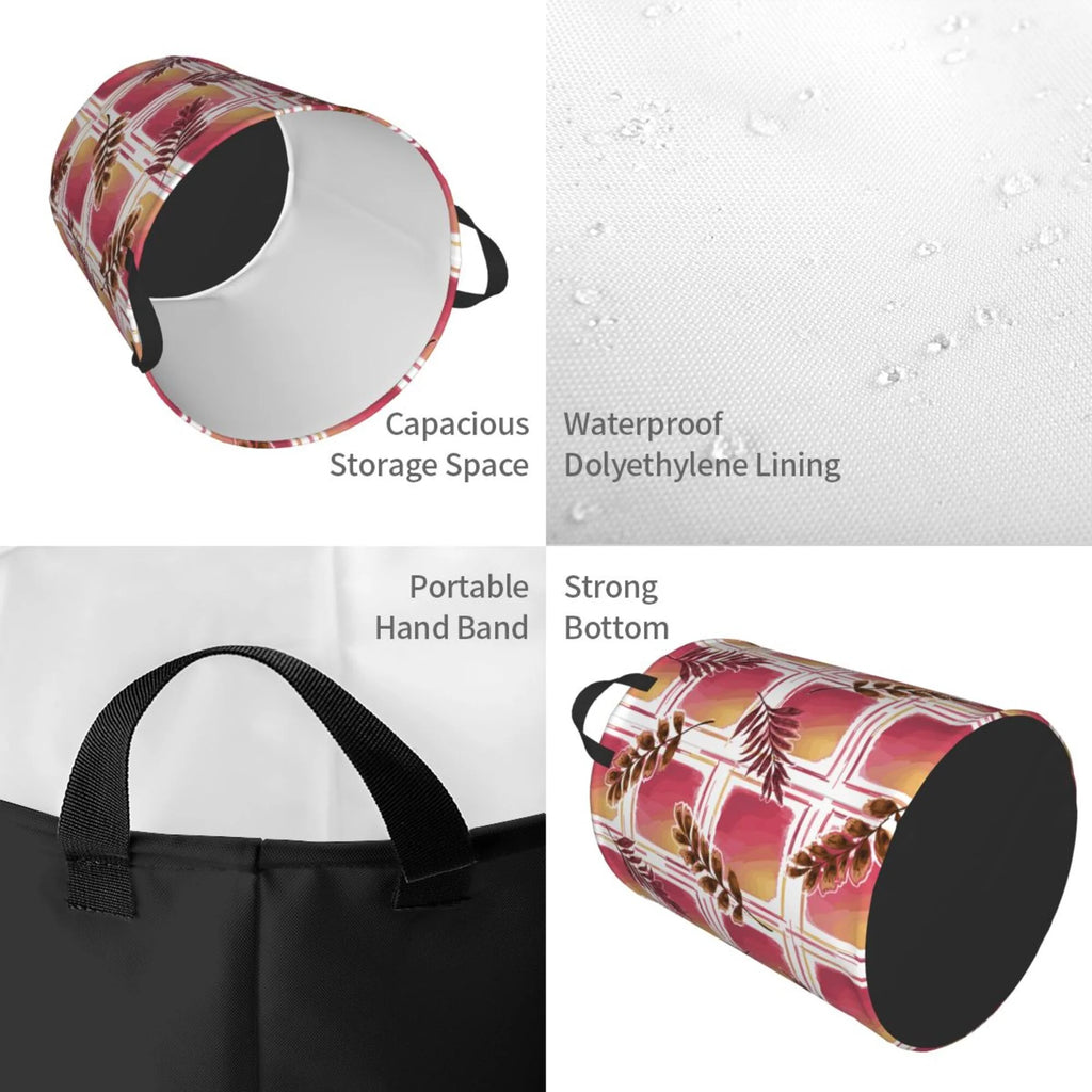 Waterproof Laundry Hamper with Handle K25538