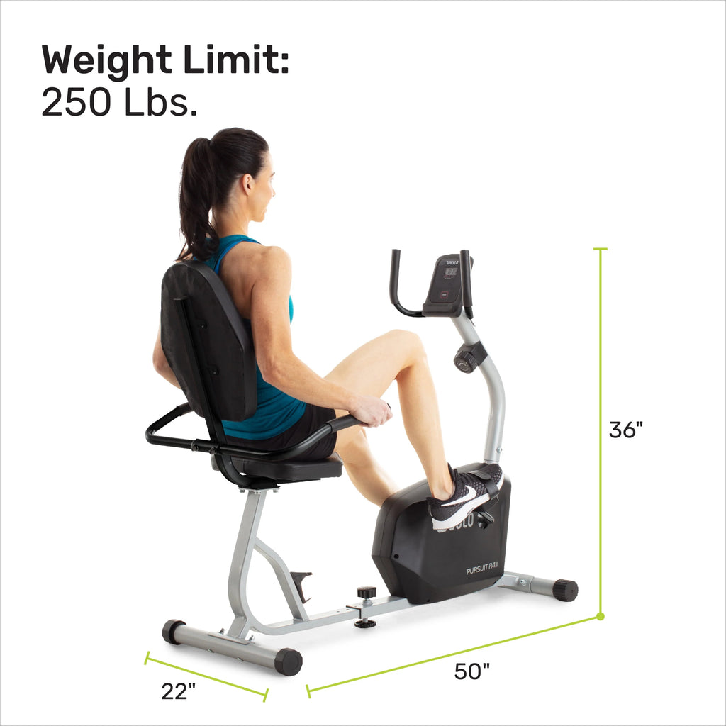 Recumbent Exercise Bike with Flywheel C4176
