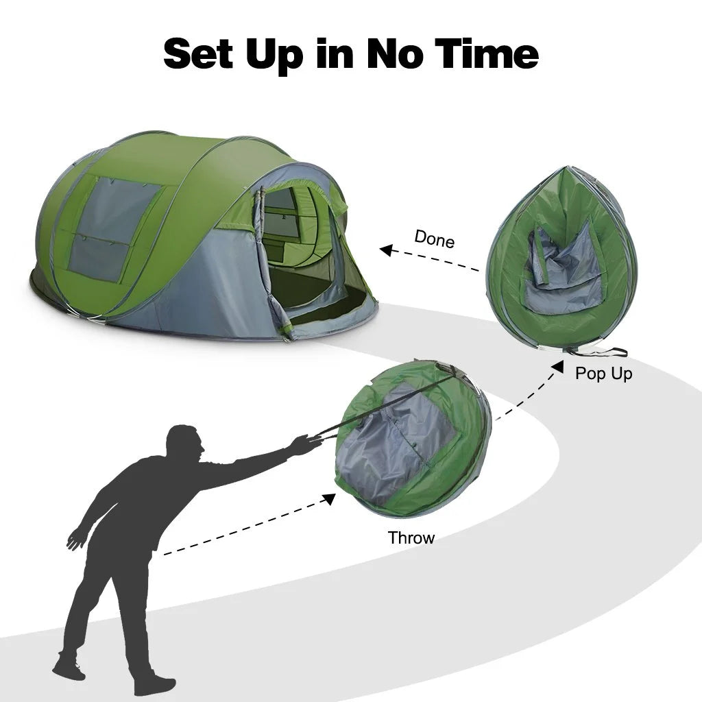 4 Person Waterproof Pop Up Tent R861184