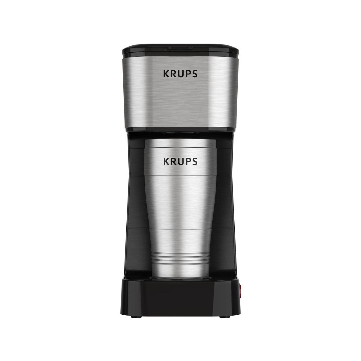 Single-Serve Coffee Maker with Stainless Steel Travel Mug J749