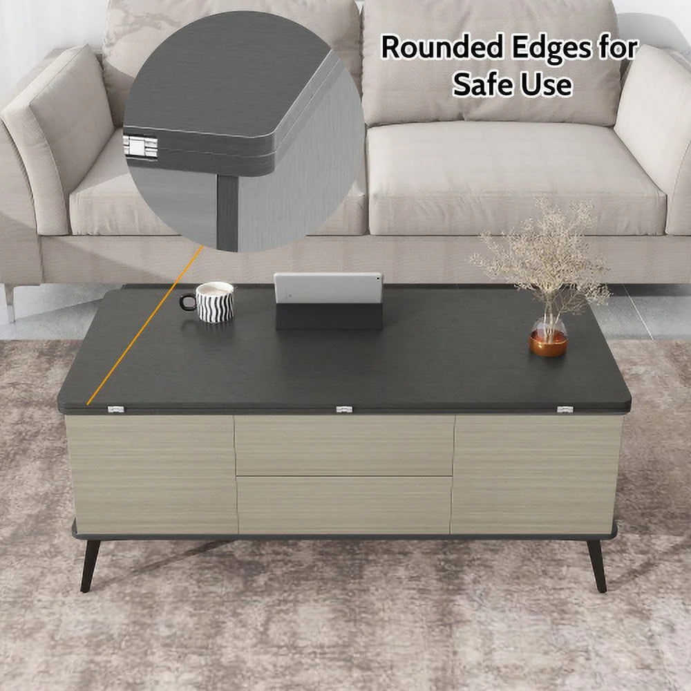 5 Piece Lift Top Coffee Table Set with Storage R848327