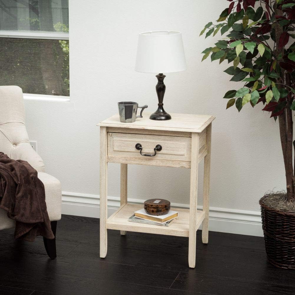 Acacia Wood Accent Table V276155